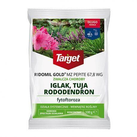 Target Ridomil Gold na iglaki tuja rododendron