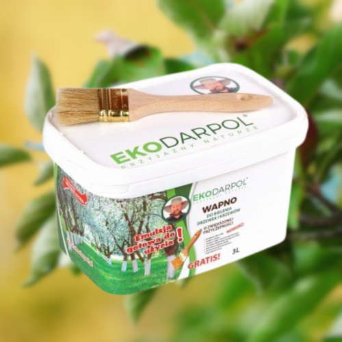 Wapno do bielenia drzewek 3L plus pędzel