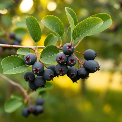 sleyt-swidosliwa-kanadyjska-amelanchier-canadensis-biale-kwiaty-jadalne-owoce-krzew-ozdobny-sadzonka-sadzonki-zielona-para-zielonapara