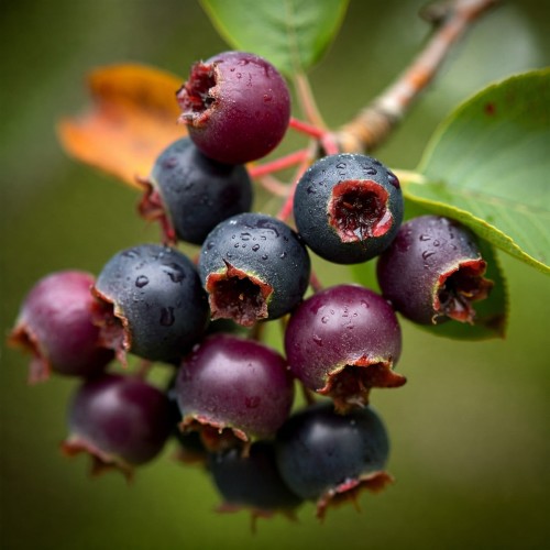 swidosliwa-kanadyjska-amelanchier-canadensis-biale-kwiaty-jadalne-owoce-krzew-ozdobny-sadzonka-sadzonki-zielona-para-zielonapara