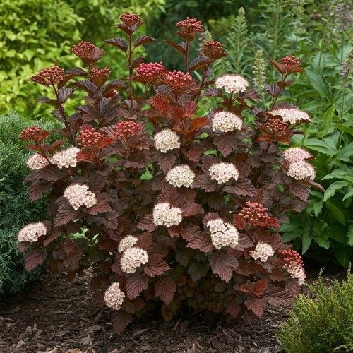 pęcherznica-kalinolistna-pomarańczowa-Physocarpus-opulifolius-pomarańczowa-zielonapara-zielona-para-sadzonka-schuch