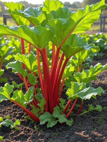 Rabarbar kędzierzawy