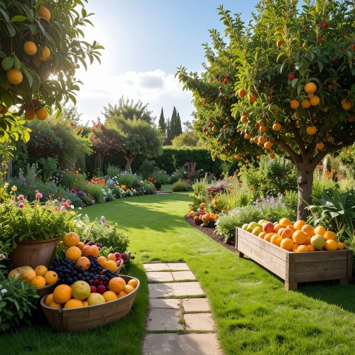 Losowa roślina owocowa - MIX OWOCÓW zielona para