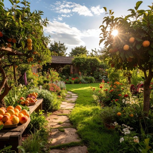 Losowa sadzonka rośliny owocowej