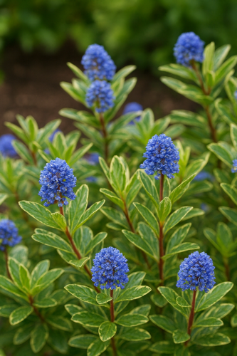 prusznik-ceanothus-el-dorado-zielonapara-sadzonka-duza-zdrowa-niebieskie-kwiaty-zlociste-liscie