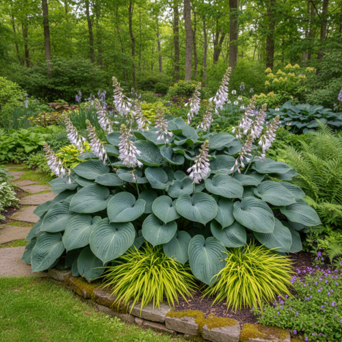 Hosta Funkia  Blue Angel