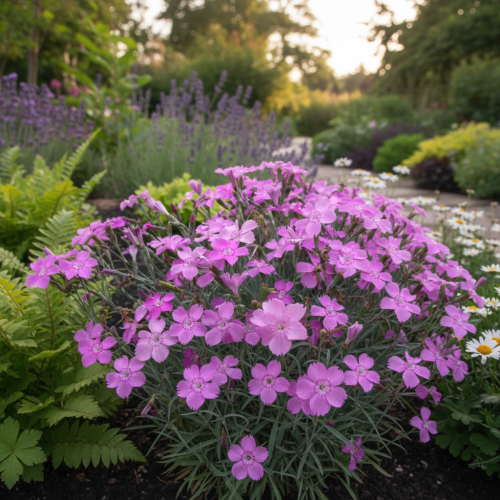 gozdzik-siny-dianthus-gratianopolitanus-feuerhexe-zielonapara-sadzonka-duza-zdrowa-rozowe-kwiaty