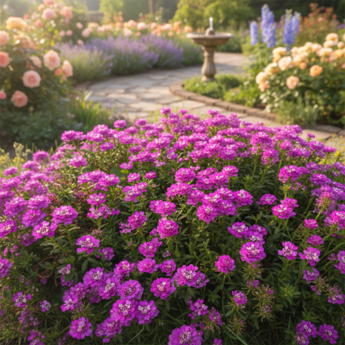 ubiorek-wieczniezielony-iberis-sempervirens-absolutely-amethyst-zielonapara-sadzonka-duza-zdrowa-fioletowe-kwiaty
