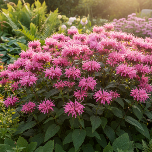 pysznoglowka-monarda-didyma-sugar-buzz-pink-frosting-zielonapara-sadzonka-duza-zdrowa-rozowe-kwiaty