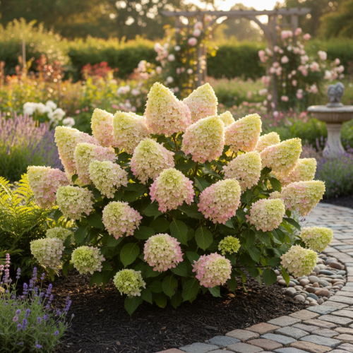 hortensja-bukietowa-hydrangea-paniculata-petite-flori-coussine-zielonapara-sadzonka-duza-zdrowa-biale-kwiaty