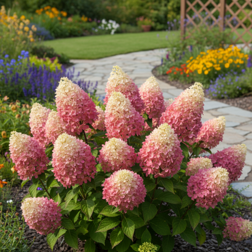 hortensja-bukietowa-hydrangea-paniculata-bombshell-zielonapara-sadzonka-duza-zdrowa-biale-kwiaty