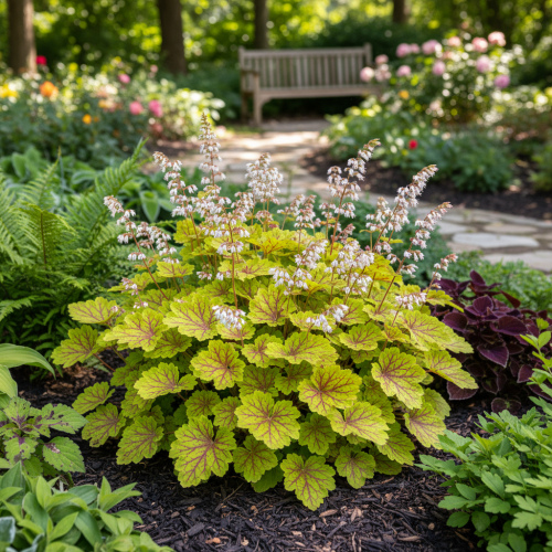 zurawka-heuchera-electra-zielonapara-sadzonka-duza-zdrowa-zolto-czerwone-liscie