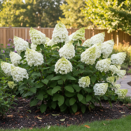 hortensja-bukietowa-polar-bear-hydrangea-paniculata-duze-biale-wiechy-wysoka-odmiana-sadzonka-sadzonki-zielona-para-zielonapara