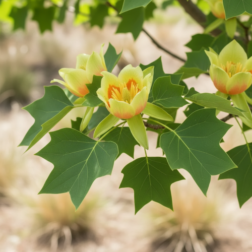 tulipanowiec-amerykanski-liriodendron-tulipifera-zielonapara-sadzonka-duza-zdrowa-zolto-pomarańczowe-kwiaty