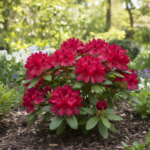 rozanecznik-rhododendron-catawbiense-nova-zembla-zielonapara-sadzonka-duza-zdrowa-czerwone-kwiaty
