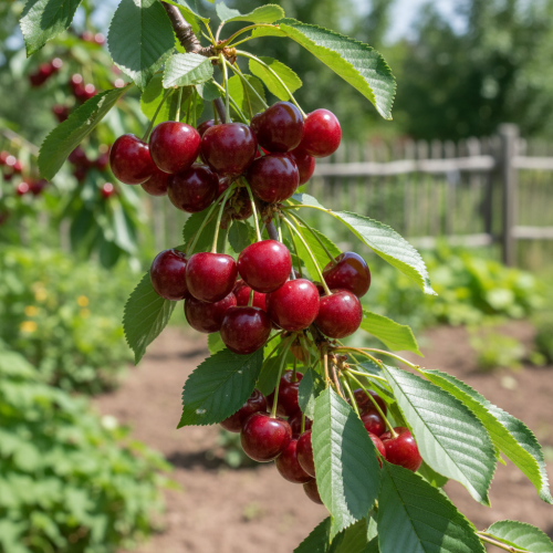 wisnia-kelleris-prunus-cerasus-czerwona-slodkokwasna-plenna-wczesna-odmiana-sadzonka-sadzonki-zielona-para-zielonapara