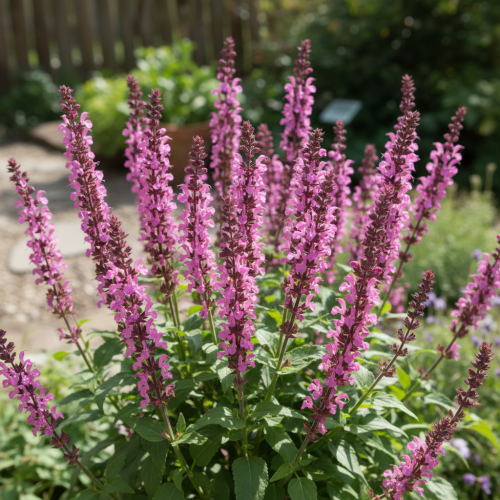 szalwia-omszona-sensation-medium-deep-rose-salvia-nemorosa-intensywnie-rozowe-kwiaty-kompaktowa-sadzonka-sadzonki-zielona-para-zielonapara