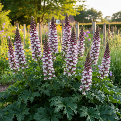 akant-balkanski-acanthus-balcanicus-zielonapara-sadzonka-duza-zdrowa-okazale-kwiaty-ozdobne-liscie