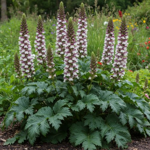 akant-balkanski-acanthus-balcanicus-zielonapara-sadzonka-duza-zdrowa-okazale-kwiaty-ozdobne-liscie