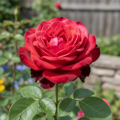 roza-wielkokwiatowa-isabella-rossellini-rosa-ciemnoczerwone-kwiaty-duze-pelne-szlachetna-odporna-sadzonka-sadzonki-zielona-para-zielonapara