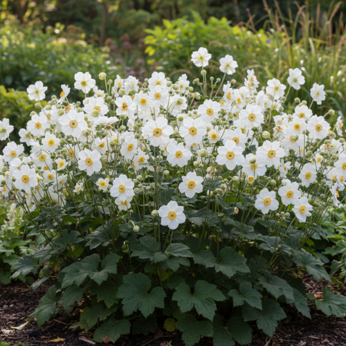 zawilec-japonski-whirlwind-anemone-hybrida-biale-polpelne-kwiaty-pozne-kwitnienie-bylina-sadzonka-sadzonki-zielona-para-zielonapara