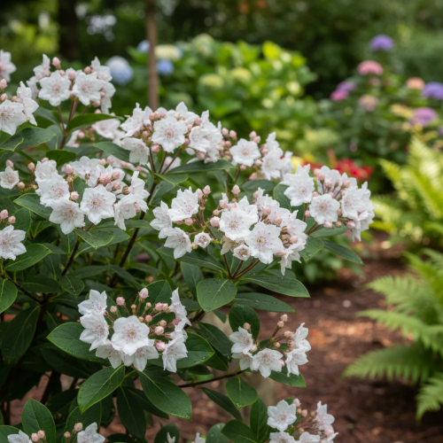 kalmia-szerokolistna-elf-kalmia-latifolia-rozowe-kwiaty-krzew-zimozielony-sadzonka-sadzonki-zielona-para-zielonapara