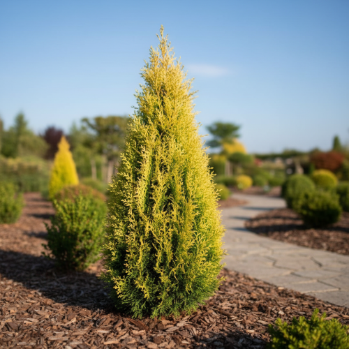 jalowiec-pospolity-gold-cone-juniperus-communis-zolte-iglaki-stożkowy-krzew-ozdobny-sadzonka-sadzonki-zielona-para-zielonapara