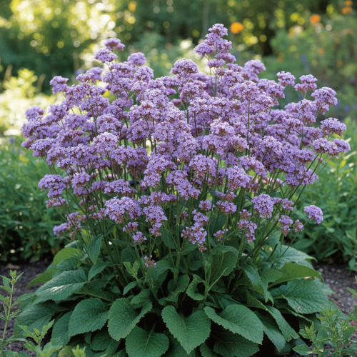 zatrwian-szerokolistny-eryngium-planum-niebieskie-kwiaty-krzewinka-ozdobna-sadzonka-sadzonki-zielona-para-zielonapara