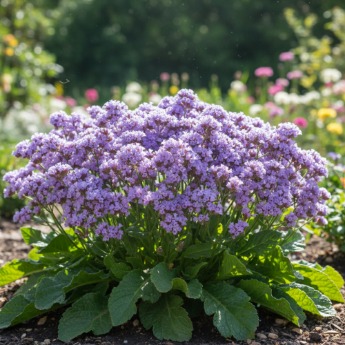 zatrwian-szerokolistny-eryngium-planum-niebieskie-kwiaty-krzewinka-ozdobna-sadzonka-sadzonki-zielona-para-zielonapara