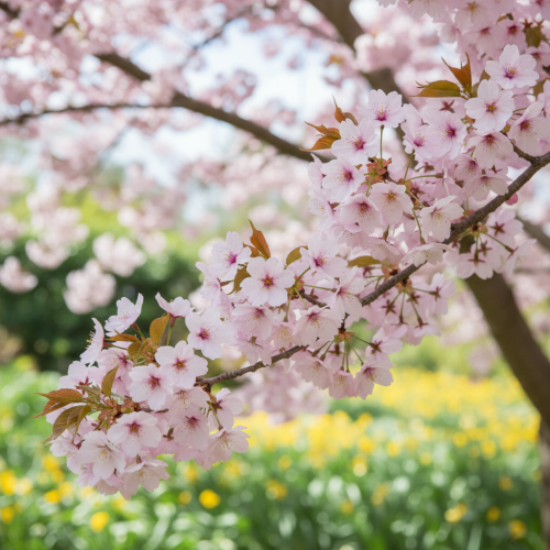 wisnia-colorata-prunus-sargentii-rozowe-kwiaty-czerwone-liscie-drzewo-ozdobne-sadzonka-sadzonki-zielona-para-zielonapara