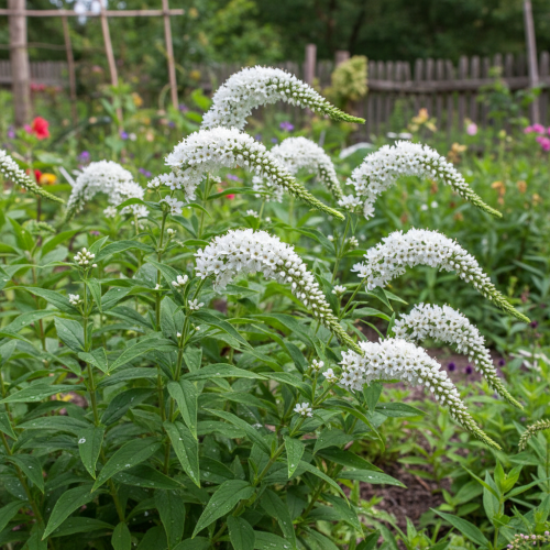 tojesc-orszelinowata-lysimachia-clethroides-biale-kwiaty-wygięte-kwiatostany-bylina-sadzonka-sadzonki-zielona-para-zielonapara