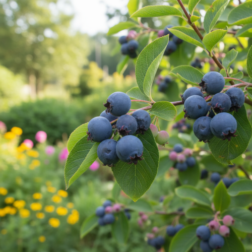 swidosliwa-kanadyjska-amelanchier-canadensis-biale-kwiaty-jadalne-owoce-krzew-ozdobny-sadzonka-sadzonki-zielona-para-zielonapara