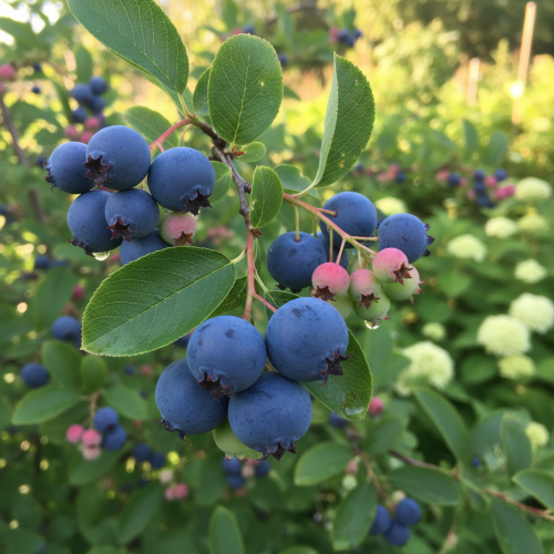 swidosliwa-kanadyjska-amelanchier-canadensis-biale-kwiaty-jadalne-owoce-krzew-ozdobny-sadzonka-sadzonki-zielona-para-zielonapara