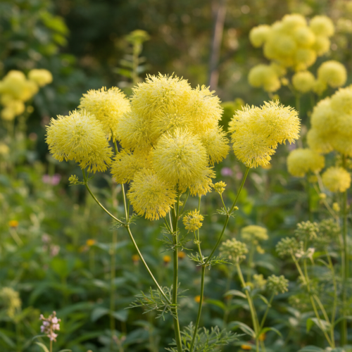 Rutewka żółta Thalictrum 
