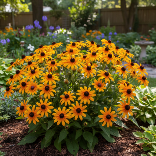 rudbekia-flamenco-bright-orange-rudbeckia-hirta-pomaranczowe-kwiaty-bylina-na-rabatki-sadzonka-sadzonki-zielona-para-zielonapara