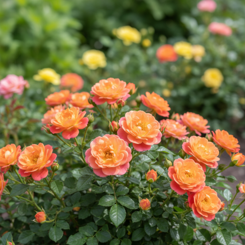 roza-miniaturowa-bienenweide-apricot-rosa-miniaturowa-morelowe-kwiaty-miododajna-odporna-sadzonka-sadzonki-zielona-para-zielonapara