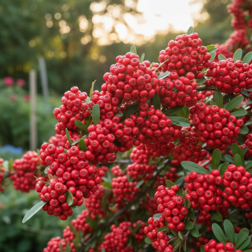 ognik-red-cushion-pyracantha-coccinea-czerwone-owoce-zimozielony-krzew-ozdobny-sadzonka-sadzonki-zielona-para-zielonapara
