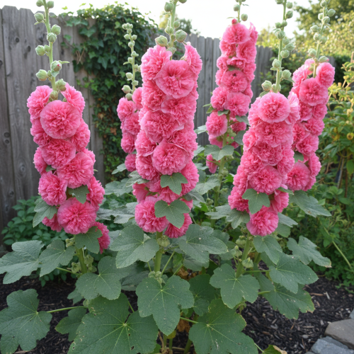 malwa-pelna-chaters-rosa-alcea-rosea-rozowe-pelne-kwiaty-wysoka-bylina-na-rabatki-sadzonka-sadzonki-zielona-para-zielonapara