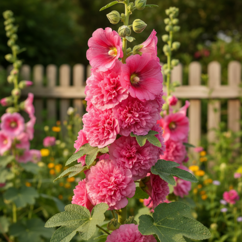 malwa-pelna-chaters-rosa-alcea-rosea-rozowe-pelne-kwiaty-wysoka-bylina-na-rabatki-sadzonka-sadzonki-zielona-para-zielonapara