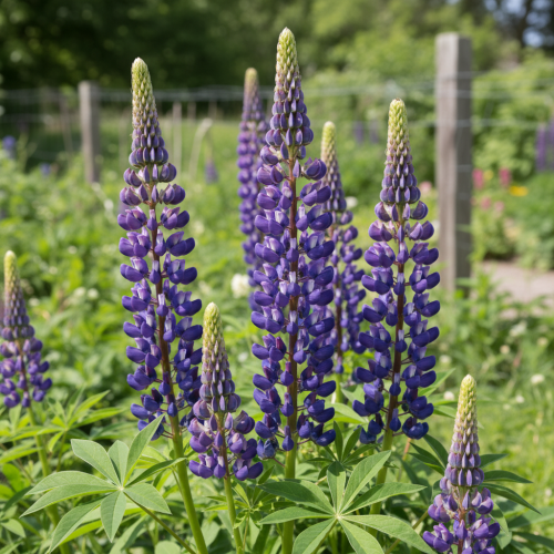 lubin-ogrodowy-gallery-blue-lupinus-polyphyllus-niebieskie-kwiaty-gesty-pokroj-bylina-na-rabatki-sadzonka-sadzonki-zielona-para-zielonapara