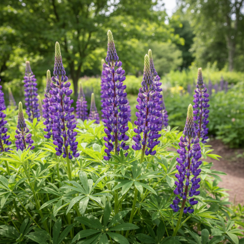 lubin-ogrodowy-gallery-blue-lupinus-polyphyllus-niebieskie-kwiaty-gesty-pokroj-bylina-na-rabatki-sadzonka-sadzonki-zielona-para-zielonapara