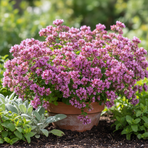 lebiodka-okraglolistna-bellissimo-origanum-rotundifolium-dekoracyjne-kwiatostany-aromatyczna-bylina-sadzonka-sadzonki-zielona-para-zielonapara