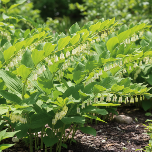 kokoryczka-wielkokwiatowa-polygonatum-biflorum-biale-dzwonkowate-kwiaty-bylina-do-cienia-sadzonka-sadzonki-zielona-para-zielonapara