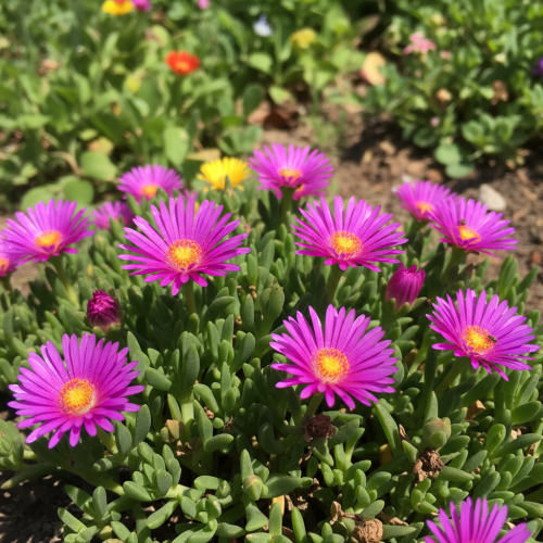 slonecznica-starburst-delosperma-hybrida-rozowo-zolte-kwiaty-sukulentowe-liscie-niska-bylina-okrywowa-sadzonka-sadzonki-zielona-para-zielonapara
