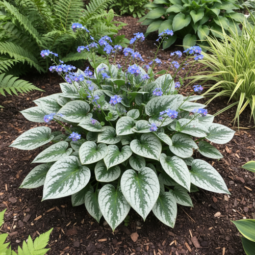 Brunera wielkolistna Emerald Mist 