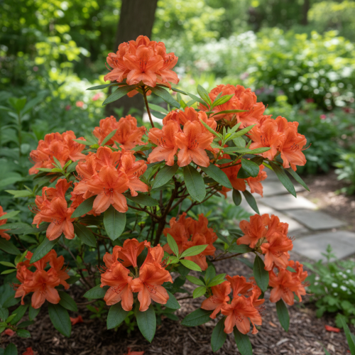 azalia-wielkokwiatowa-rhododendron-luteum-arensons-gem-zielonapara-sadzonka-duza-zdrowa-rozowe-kwiaty