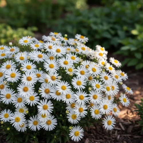 Aster krzaczasty Blaubox Weiss