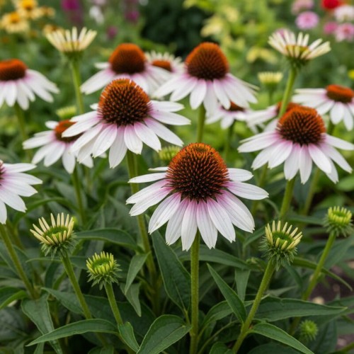 Jeżówka purpurowa ‘Sombrero® Special White Purple’