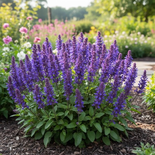 Szałwia omszona  Marvel Dark Blue