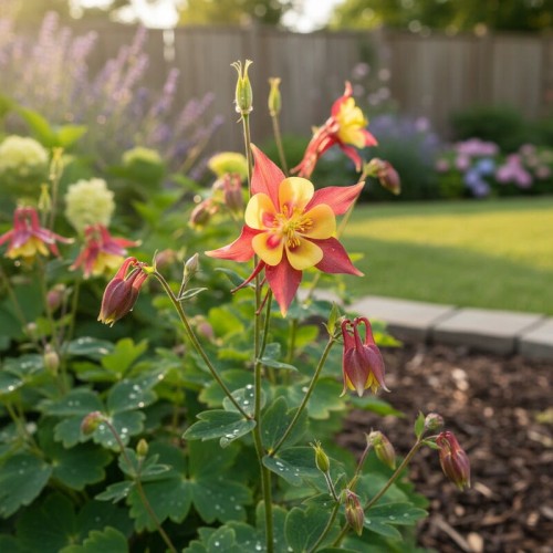 Orlik mieszańcowy ‘Rot Gold’